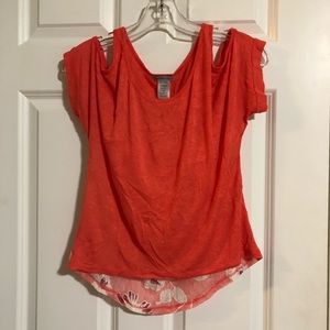 Charlotte Russe Cold Shoulder T